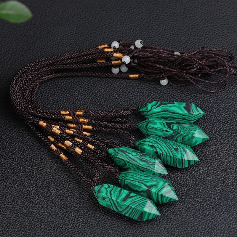 Természetes Kristály Ametiszt Gyógyító Nyaklánc - Lyra