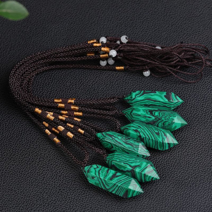 Természetes Kristály Ametiszt Gyógyító Nyaklánc - Lyra