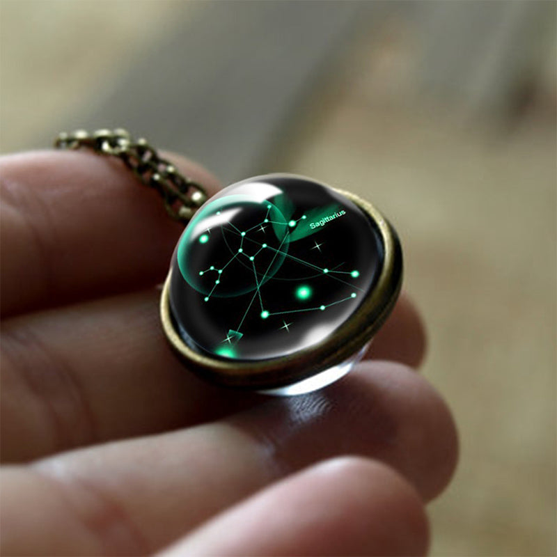 Üveges 12 Csillagjegy Védelmező Medál - Sofia