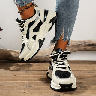 Stílusos Női Sneakers Magas Talppal – Romi