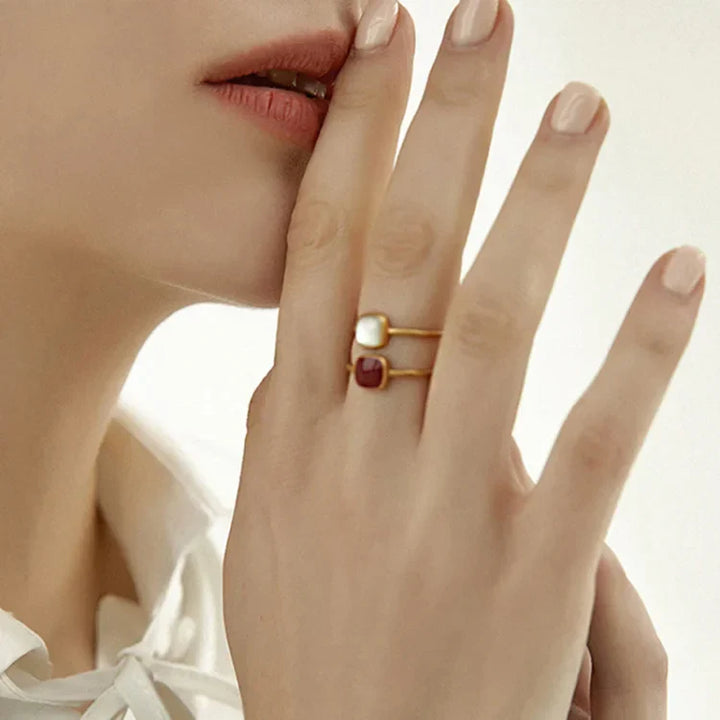 Vintage Emaille Gyűrű - Elvira