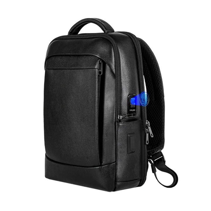 Férfi Nagy Teherbírású Üzleti Laptop Hátizsák Ujjlenyomat Zárral – Lopásgátló