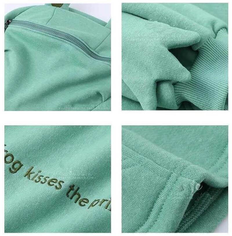 Unisex kapucnis pulóver béka mintával – Froggy