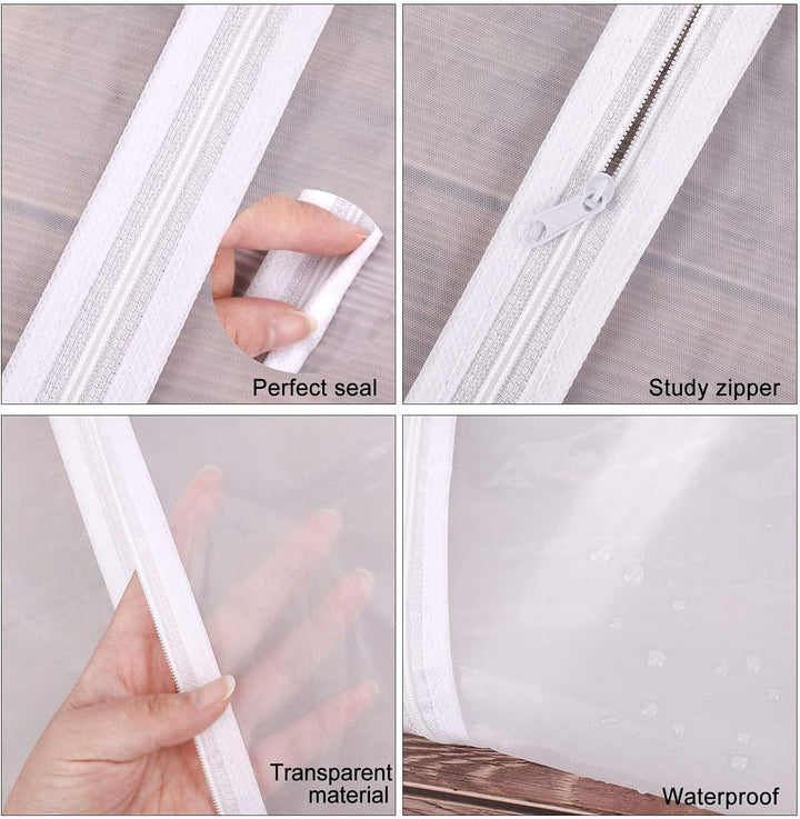 Extra-hosszú ruha- és estélyi ruházati zsák – 180 cm védőborító fogantyúkkal (Vásárolj 1-et, kapj 1-et INGYEN)