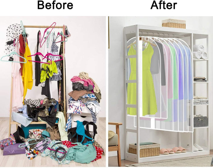 Extra-hosszú ruha- és estélyi ruházati zsák – 180 cm védőborító fogantyúkkal (Vásárolj 1-et, kapj 1-et INGYEN)