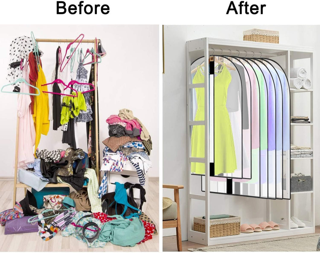 Extra-hosszú ruha- és estélyi ruházati zsák – 180 cm védőborító fogantyúkkal (Vásárolj 1-et, kapj 1-et INGYEN)