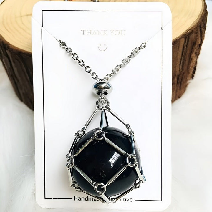 Karakötő kristálytartó medállal - CrystalGuard