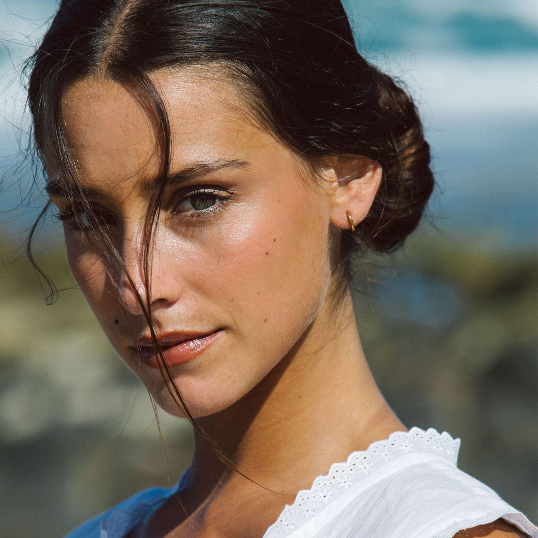 Diszkrét Mini Karika Fülbevalók - Lumi