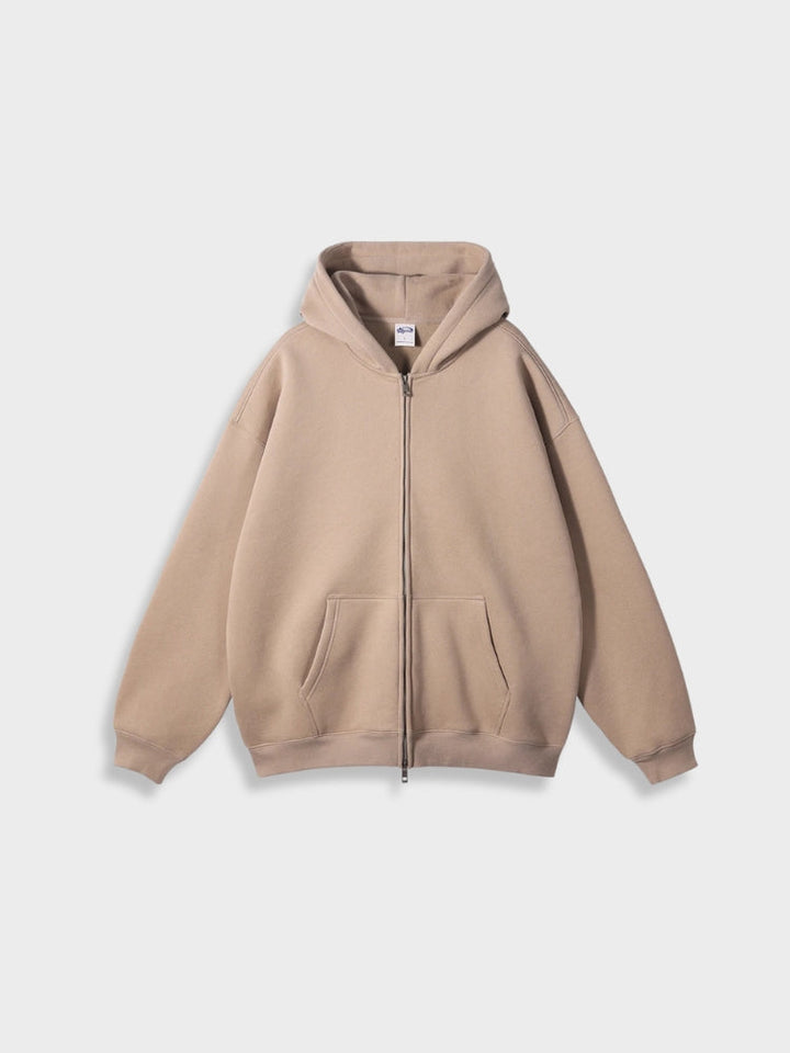 Oversized mellény cipzárral - Ava