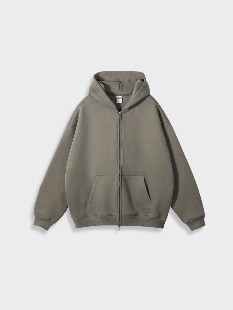 Oversized mellény cipzárral - Ava