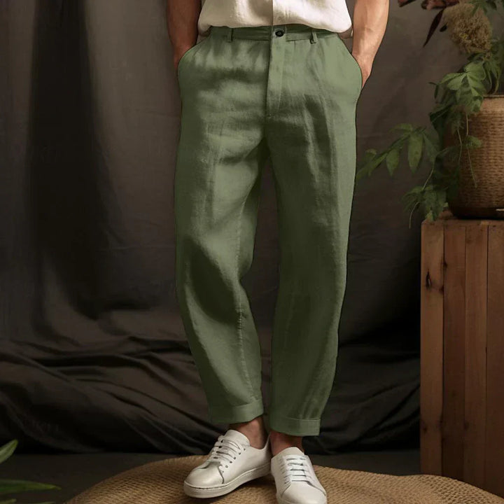 Könnyű férfi lennadrág relaxed fit – Luca