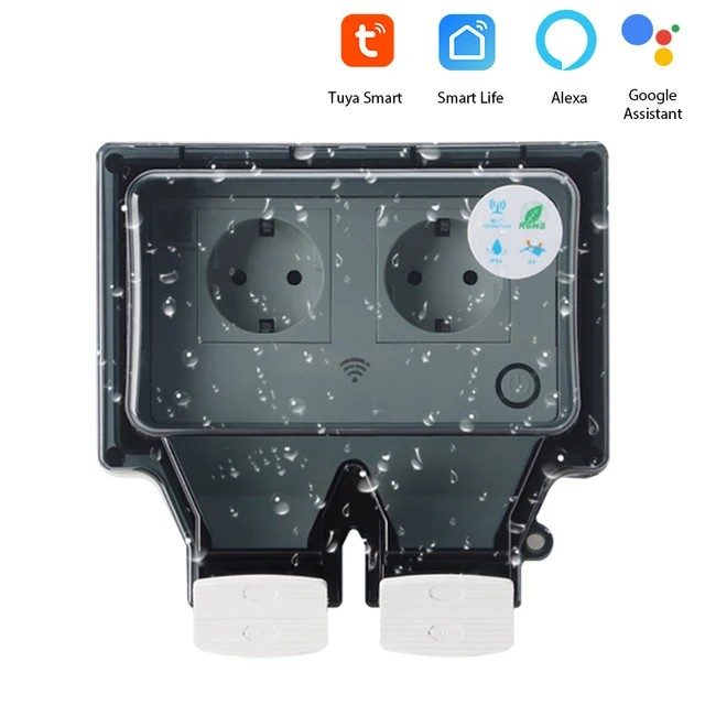 Okos WiFi Külső Dugalj IP66 Vízállósággal - Voltura