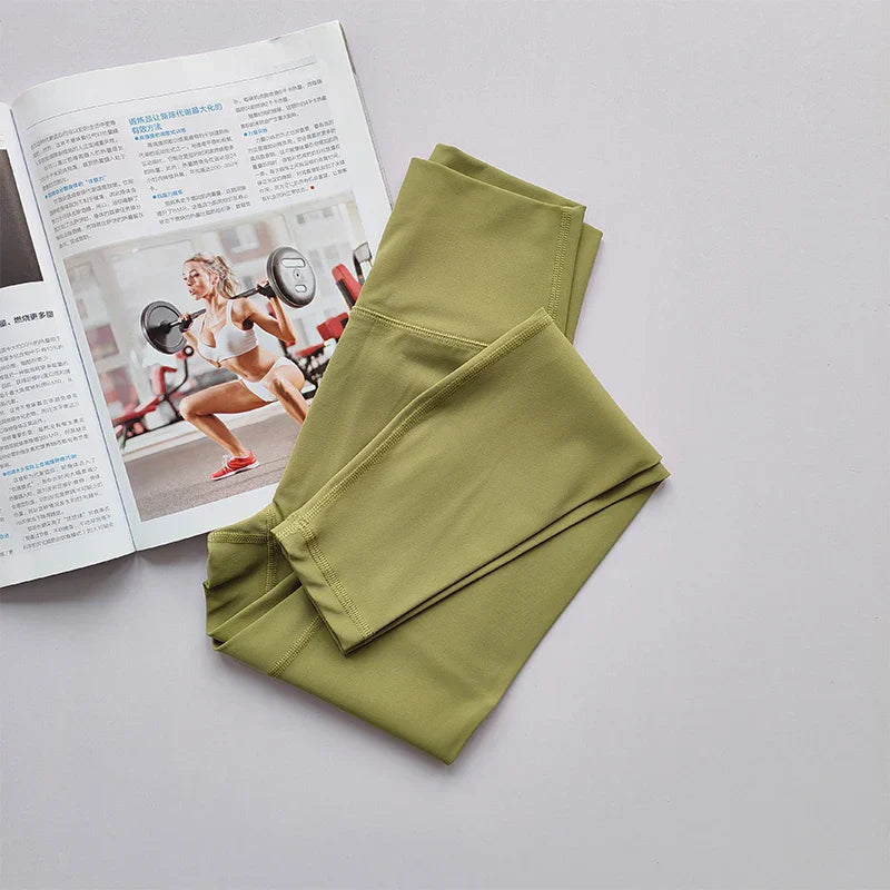 Magas derekú csípőemelő jóga leggings - Aria