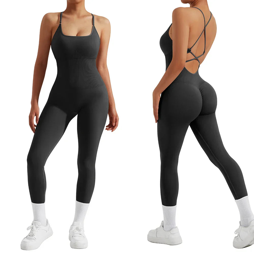 Minden évszakra való női fitness jumpsuit - Nova