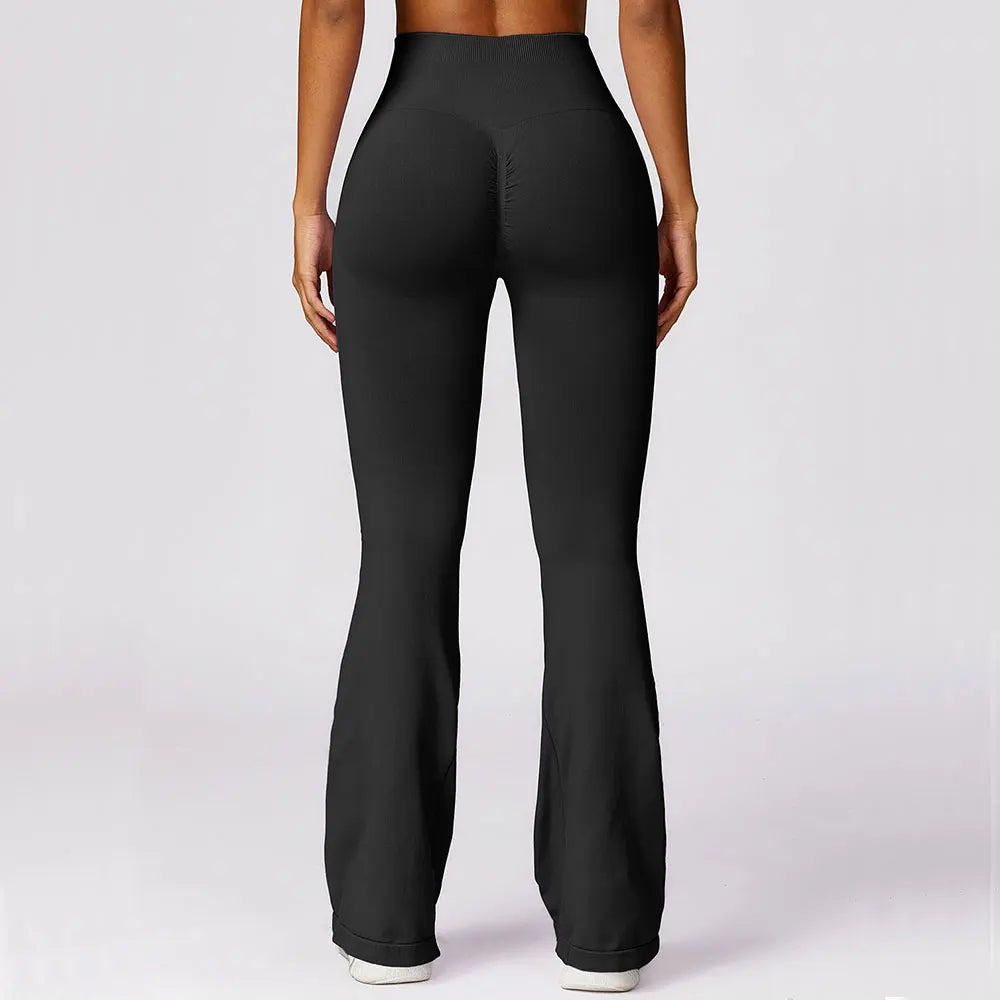 Zökkenőmentes Flared Jóga Leggings - Elara