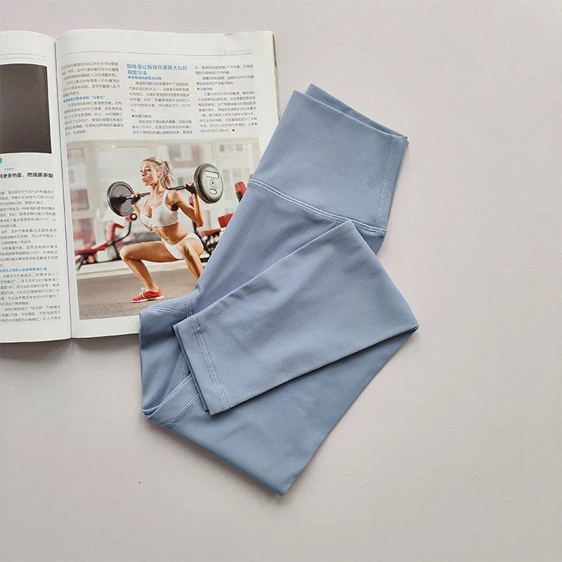 Magas derekú csípőemelő jóga leggings - Aria