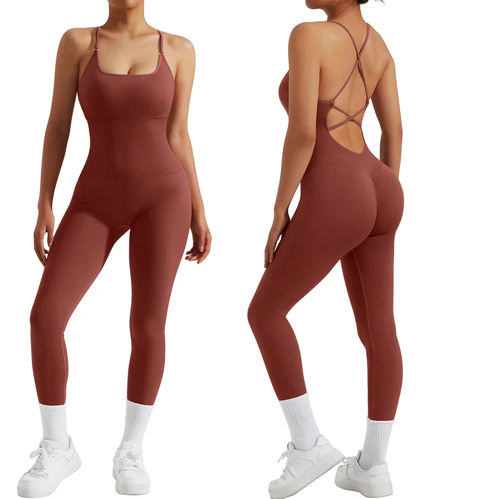 Minden évszakra való női fitness jumpsuit - Nova