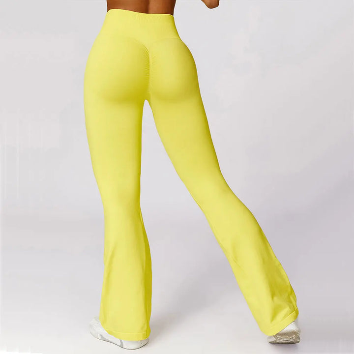 Zökkenőmentes Flared Jóga Leggings - Elara