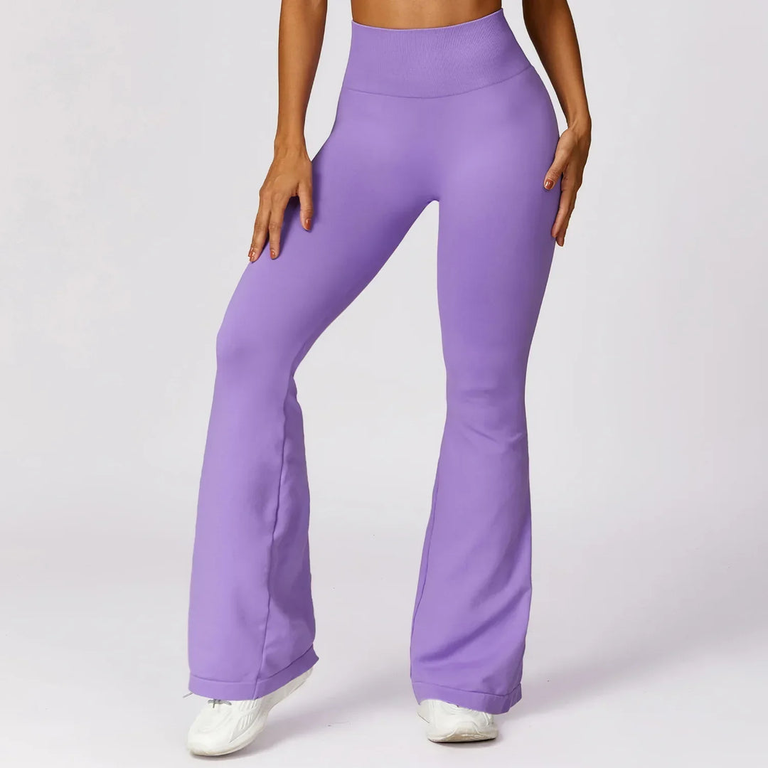 Zökkenőmentes Flared Jóga Leggings - Elara