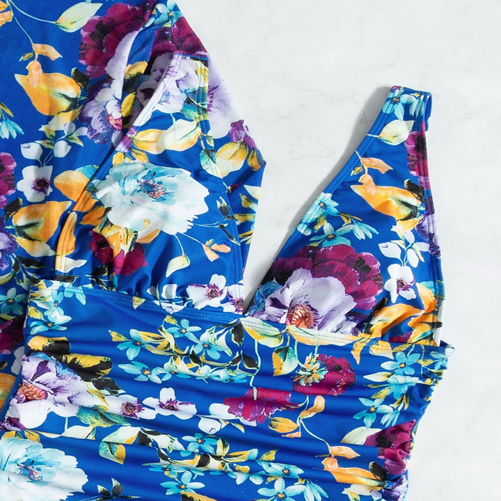 3 részes kék bikini szett kedvező fazonnal – Marisse
