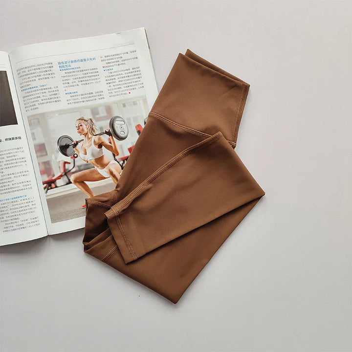 Magas derekú csípőemelő jóga leggings - Aria