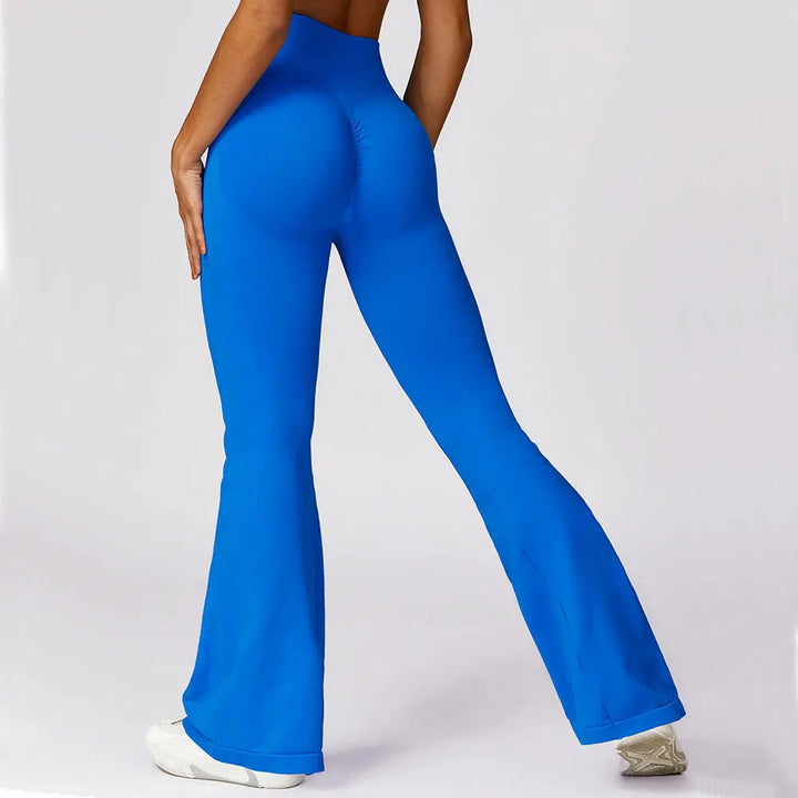 Zökkenőmentes Flared Jóga Leggings - Elara