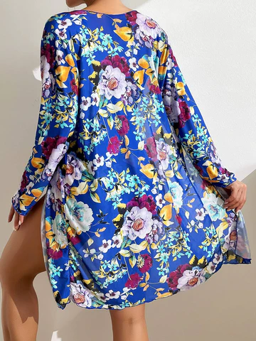 3 részes kék bikini szett kedvező fazonnal – Marisse