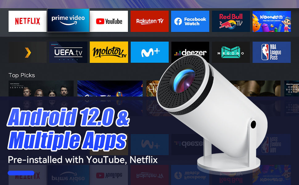 Hordozható Smart Beamer - VisionCast 130X