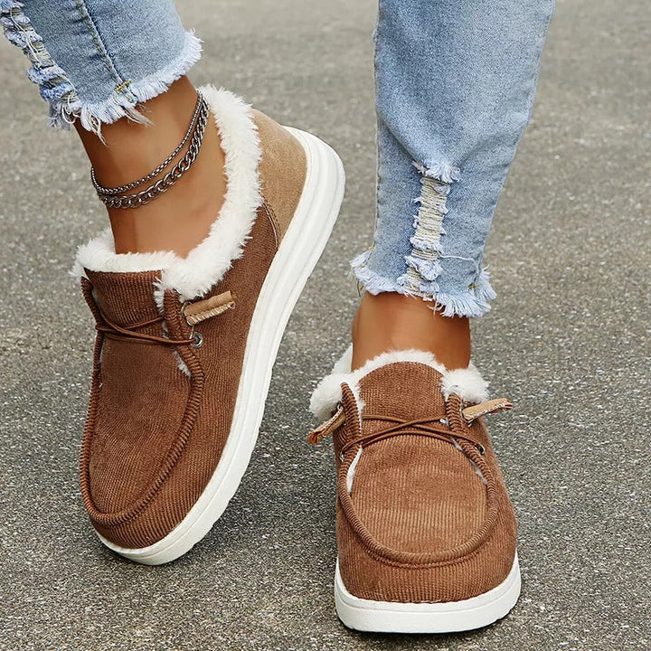 Női Slip-On téli cipők prémes béléssel – Maren