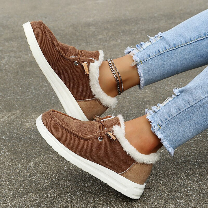 Női Slip-On téli cipők prémes béléssel – Maren