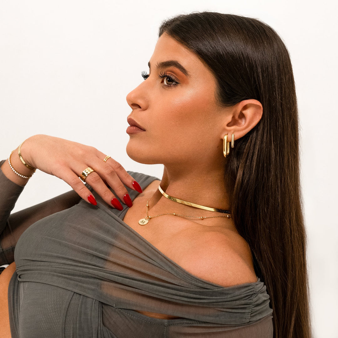 Stílusos lapos lánc - Helena