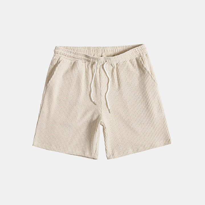 Nyári Férfi Pihenőszett Waffle Mintával – Lenn