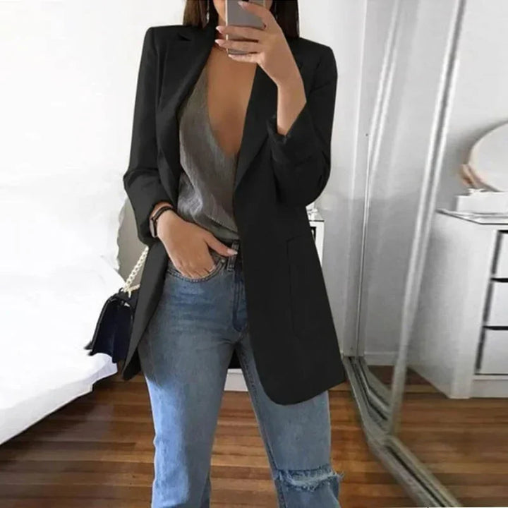Stílusos Elegáns Streetwear Blézer - Serena