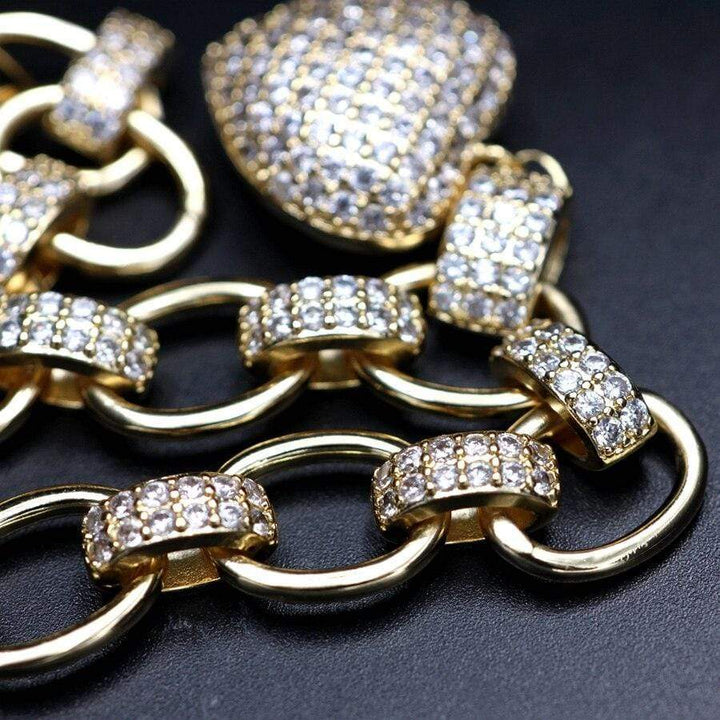 Stílusos Zirkónia Ékszerszett - Elisette