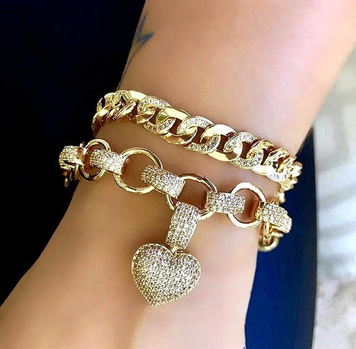 Stílusos Zirkónia Ékszerszett - Elisette