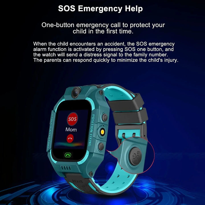 Gyermek GPS-okosóra Helymeghatározással és Hívással - Luna