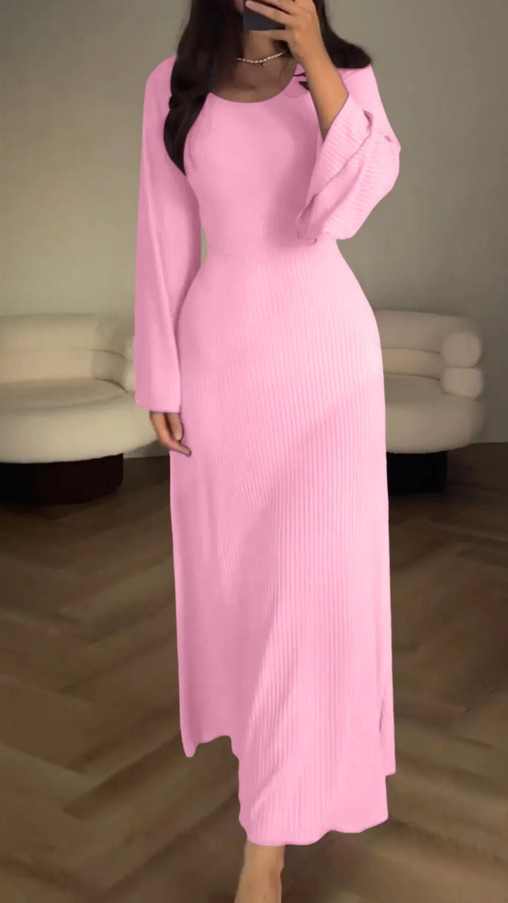 Elegáns Bodycon maxiruha fűzéssel – Valencia