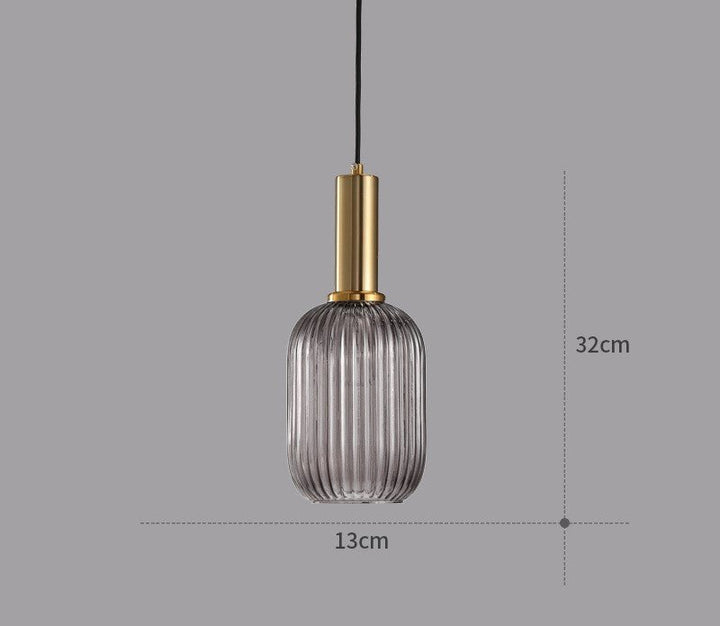 Retro Üveges Függőlámpa - ColorVibe