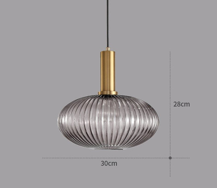 Retro Üveges Függőlámpa - ColorVibe