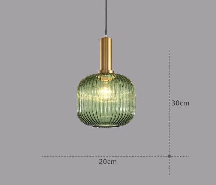 Retro Üveges Függőlámpa - ColorVibe