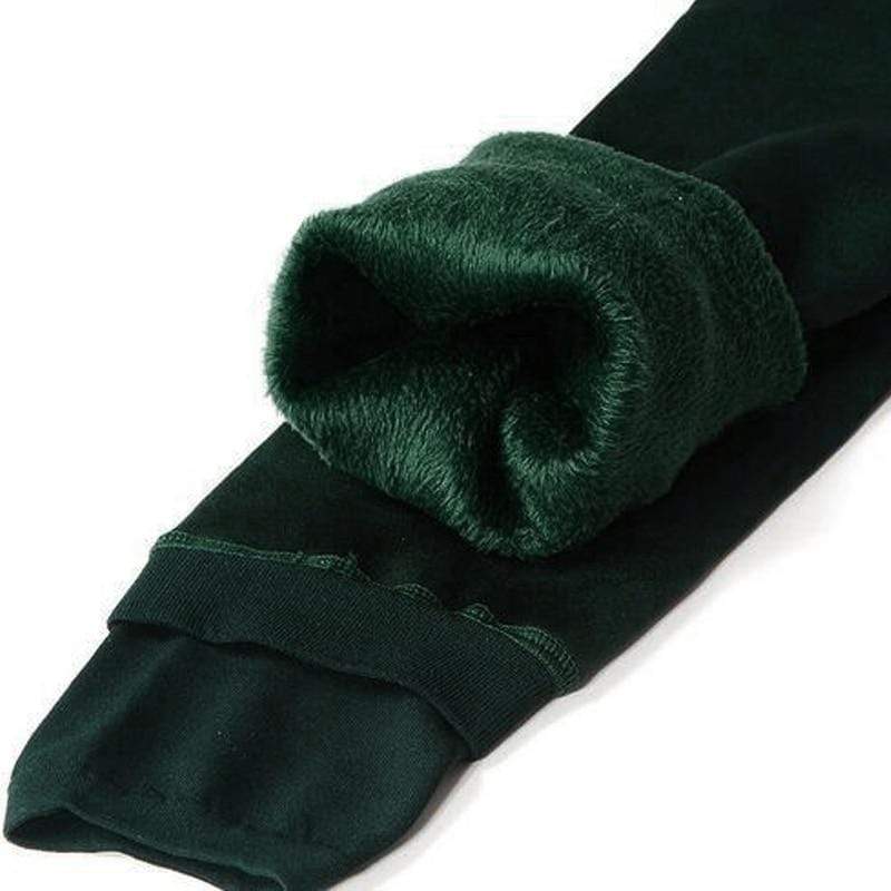 Téli fleece-el bélelt leggings - Elsa