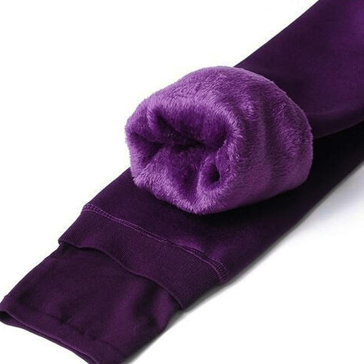 Téli fleece-el bélelt leggings - Elsa