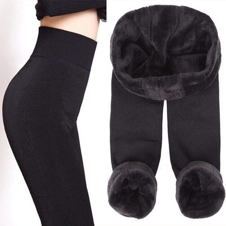 Téli fleece-el bélelt leggings - Elsa