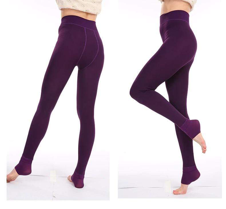 Téli fleece-el bélelt leggings - Elsa