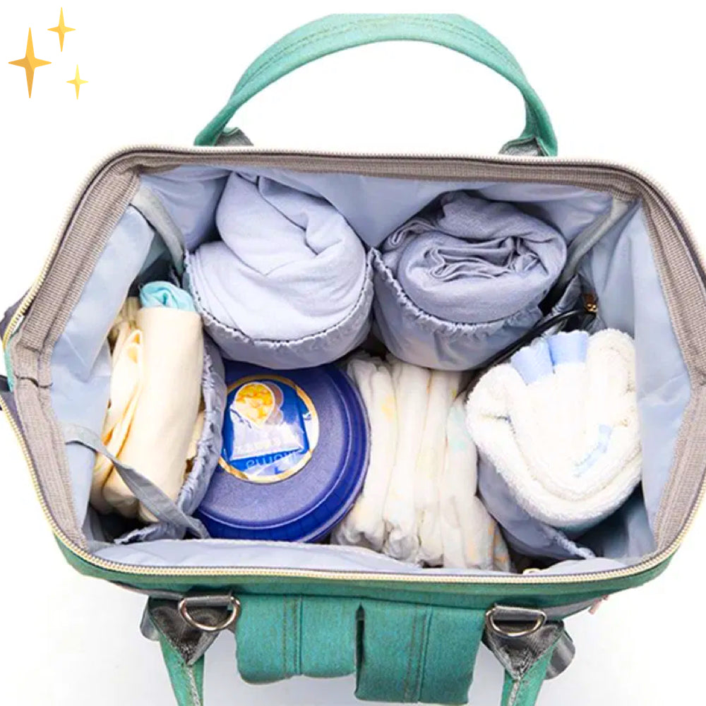 Stílusos Pelenkázó Hátizsák USB-töltővel – ParentPack