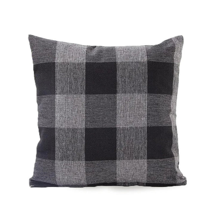 Kényelmes Kockás párnahuzat vidéki stílusban – Autumn Plaid (1+1 INGYEN)