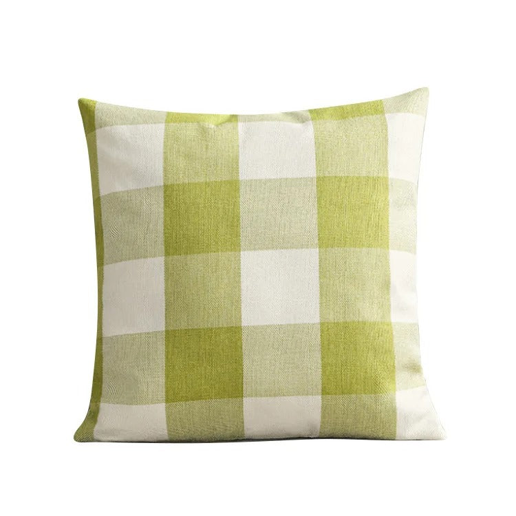 Kényelmes Kockás párnahuzat vidéki stílusban – Autumn Plaid (1+1 INGYEN)