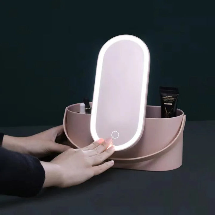Sminkes táska LED tükörrel - Lumivault