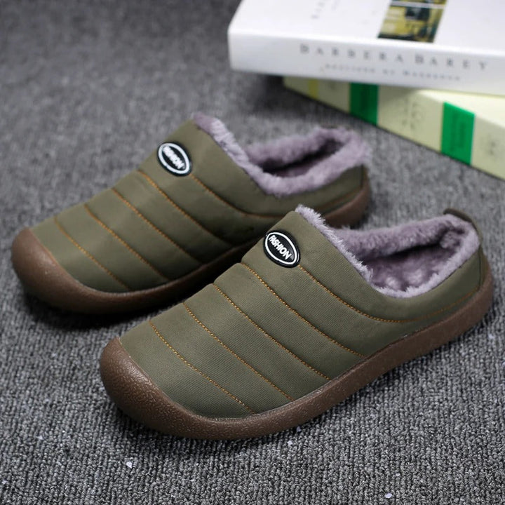 Meleg bélésű férfi papucs - Lars