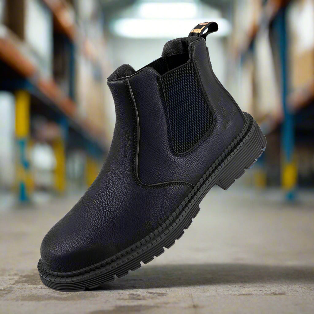 Férfi vízálló munkacsizma acél orrmerevítővel – Torben